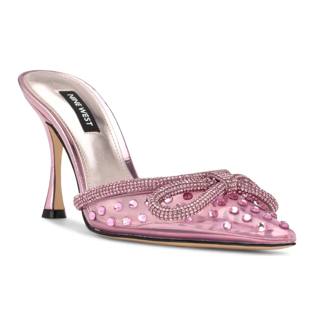 Nine West Crystal pink pumps